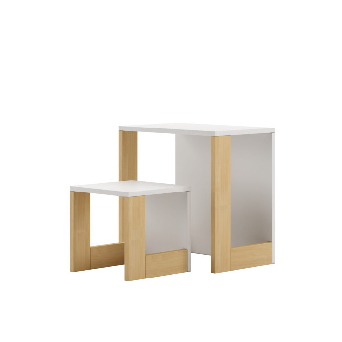 Conjunto de silla y mesa (Colección Alpine)